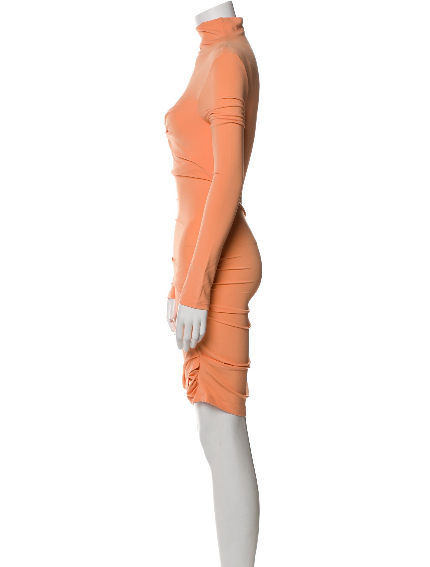 Off-White Turtleneck Mini Dress