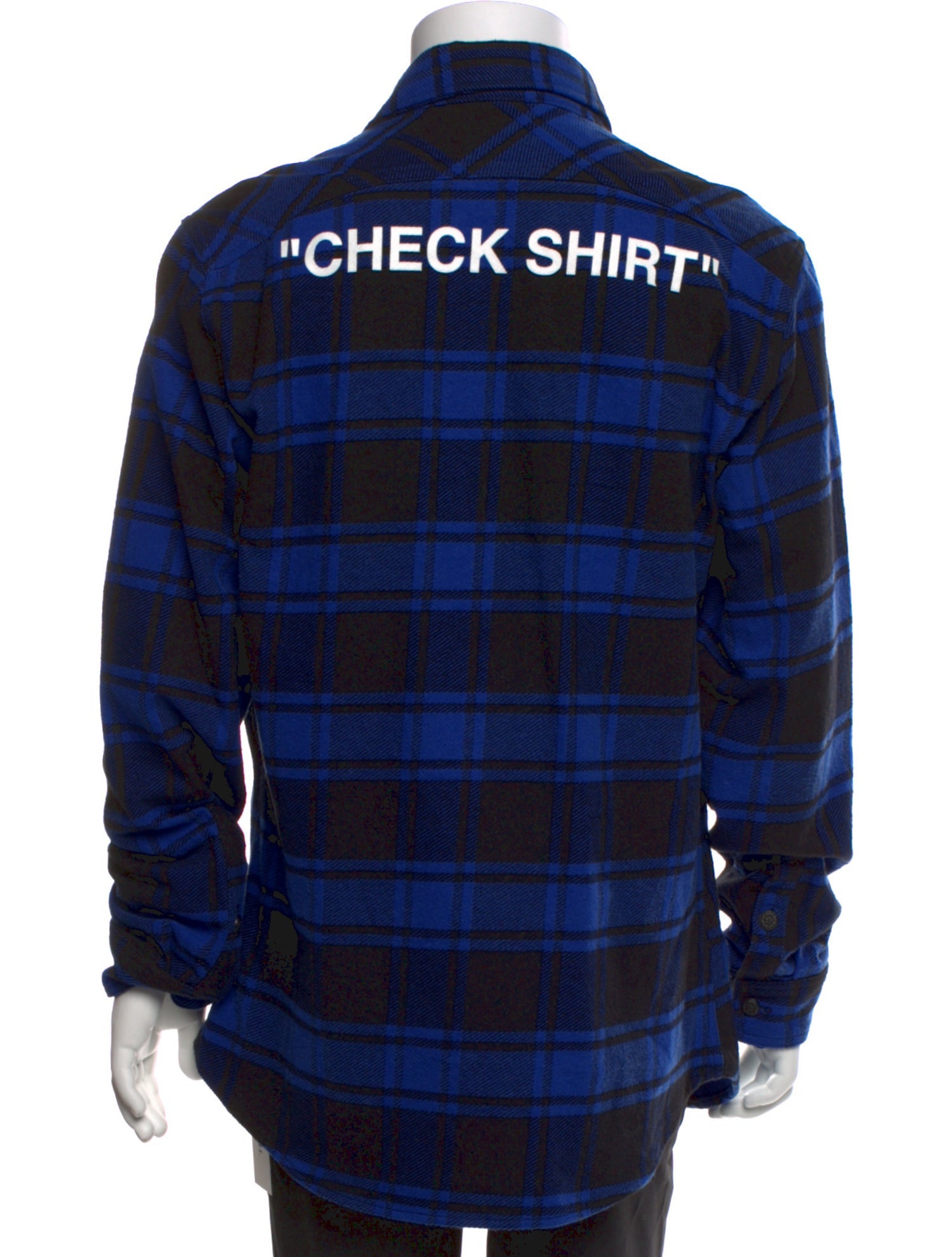 Off-White 2018 Plaid Print Shirt
