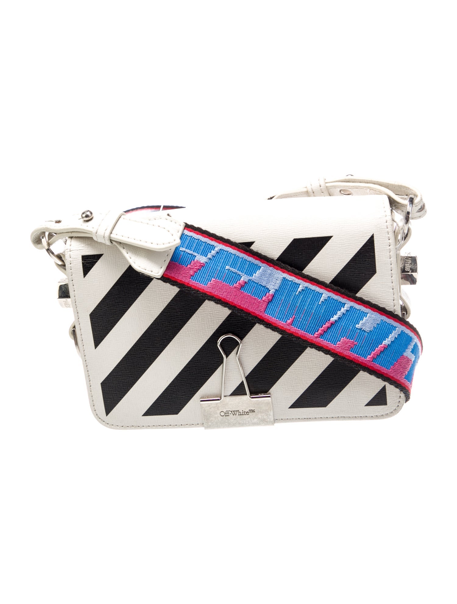 Off-White Leather Messenger Bag