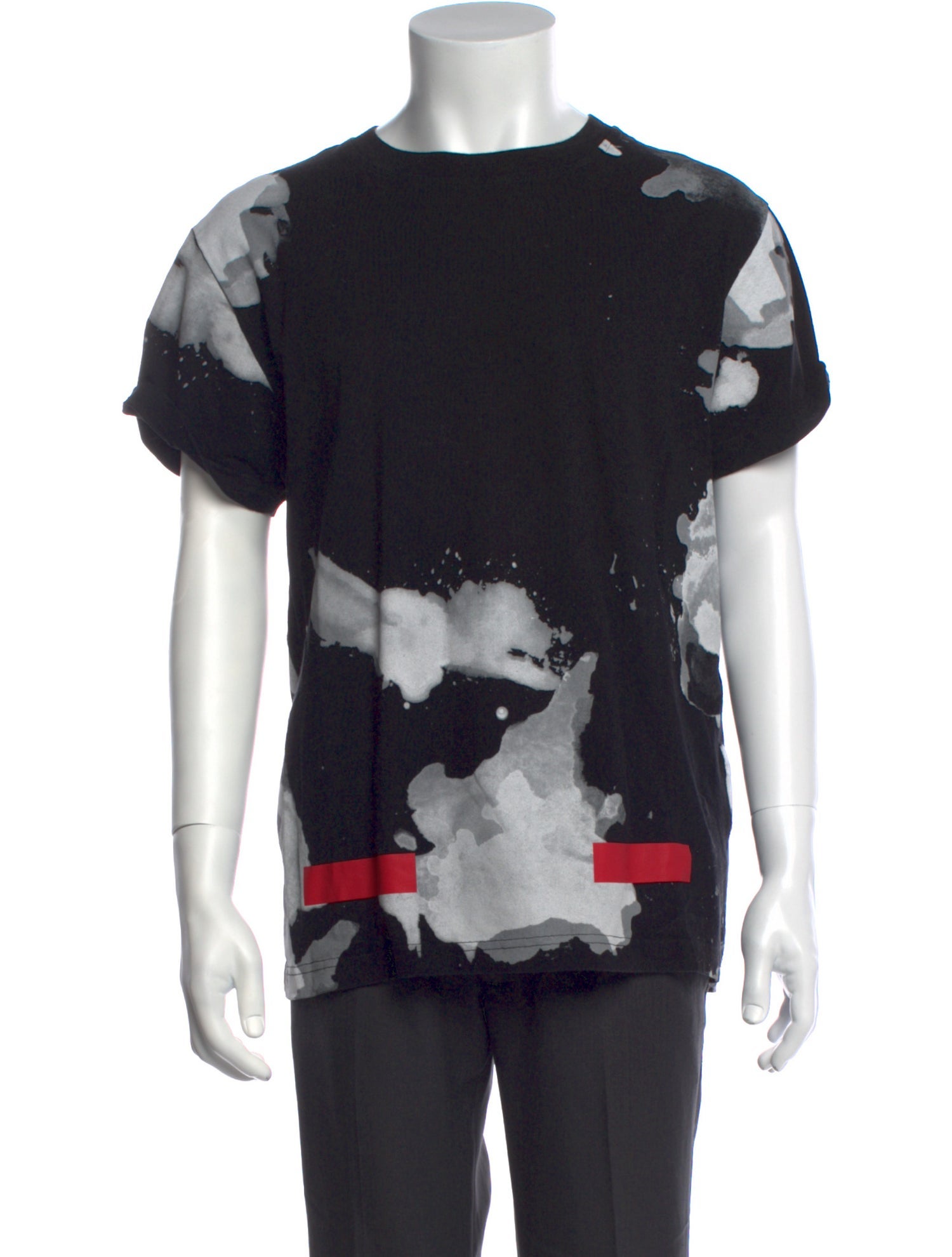 Off-White Graphic Print Crew Neck T-Shirt