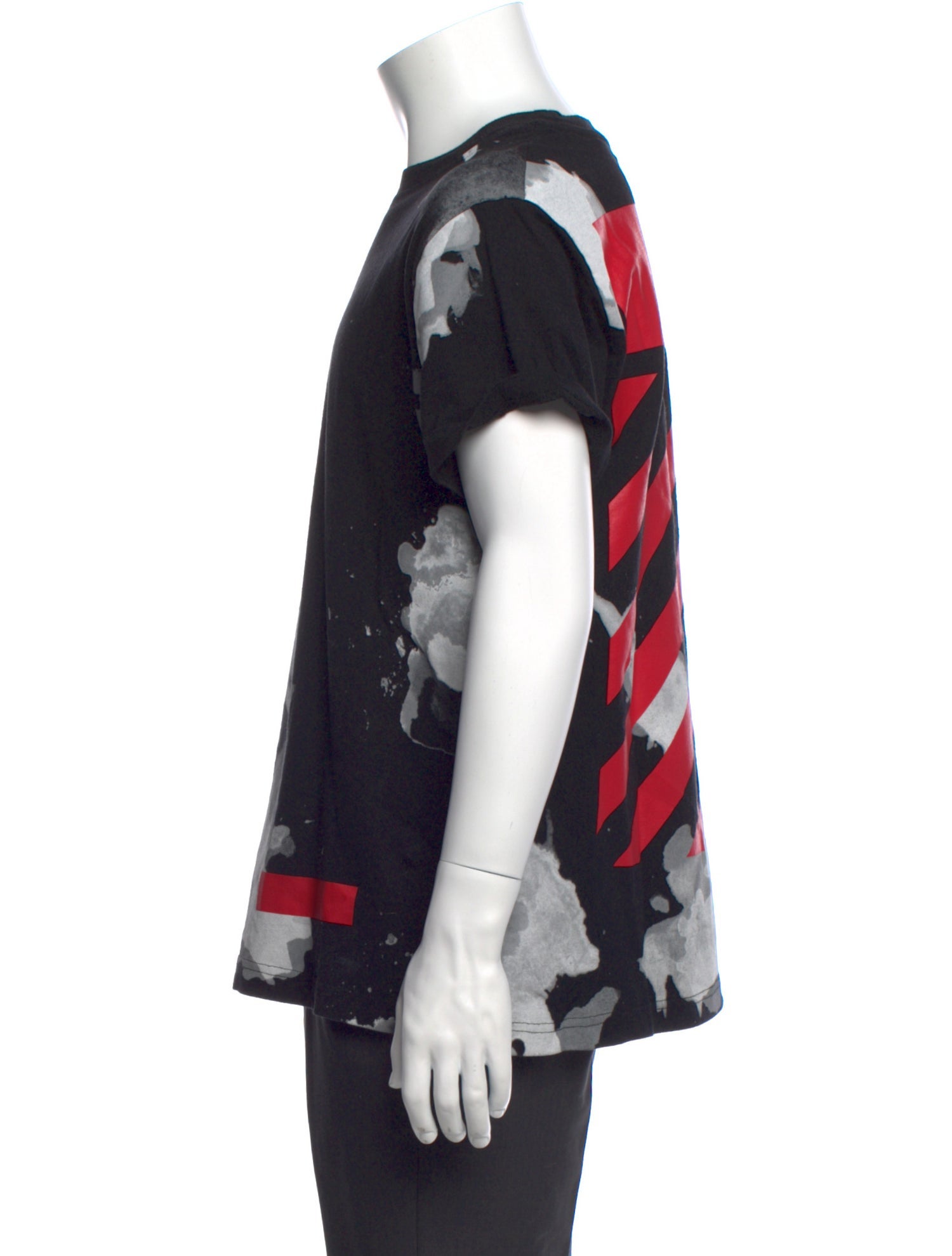 Off-White Graphic Print Crew Neck T-Shirt