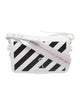 Off-White Leather Diagonals Mini Flap