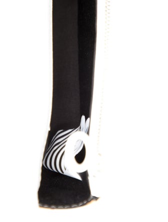 Off-White Leather Diagonals Mini Flap