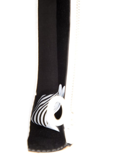 Off-White Leather Diagonals Mini Flap