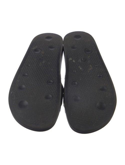 Off-White Leather Printed Slides