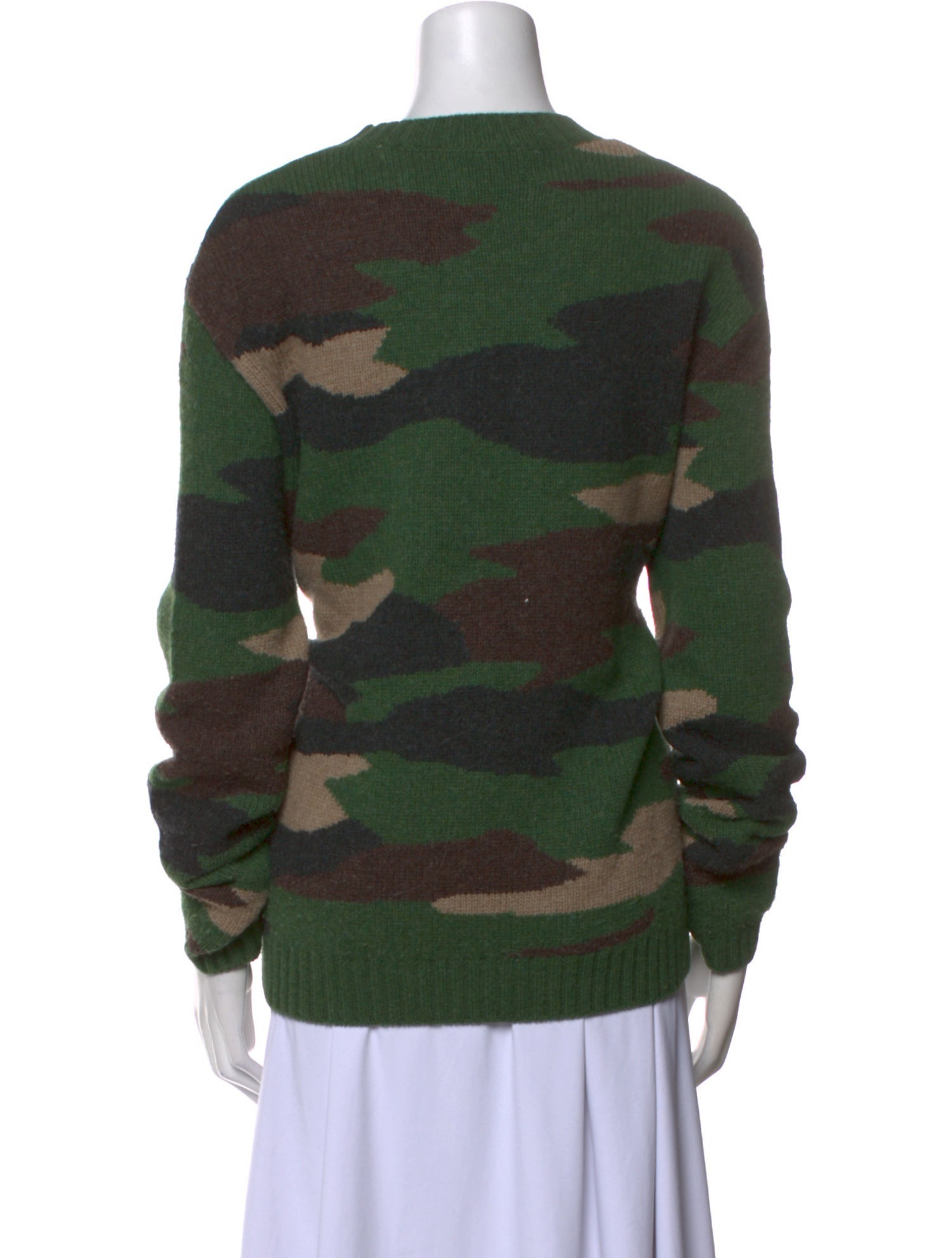 Off-White Camo Wool Sweater