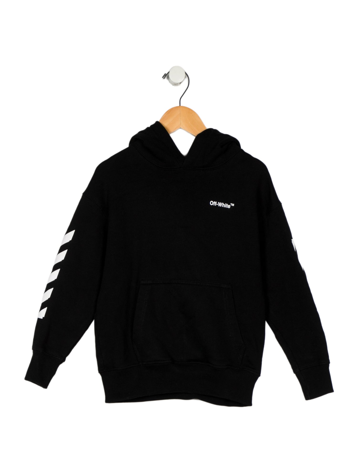 Off-White Boys' Woven Logo Hoodie