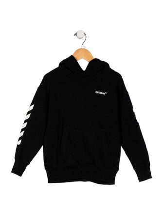 Off-White Boys' Woven Logo Hoodie