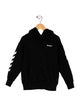 Off-White Boys' Woven Logo Hoodie