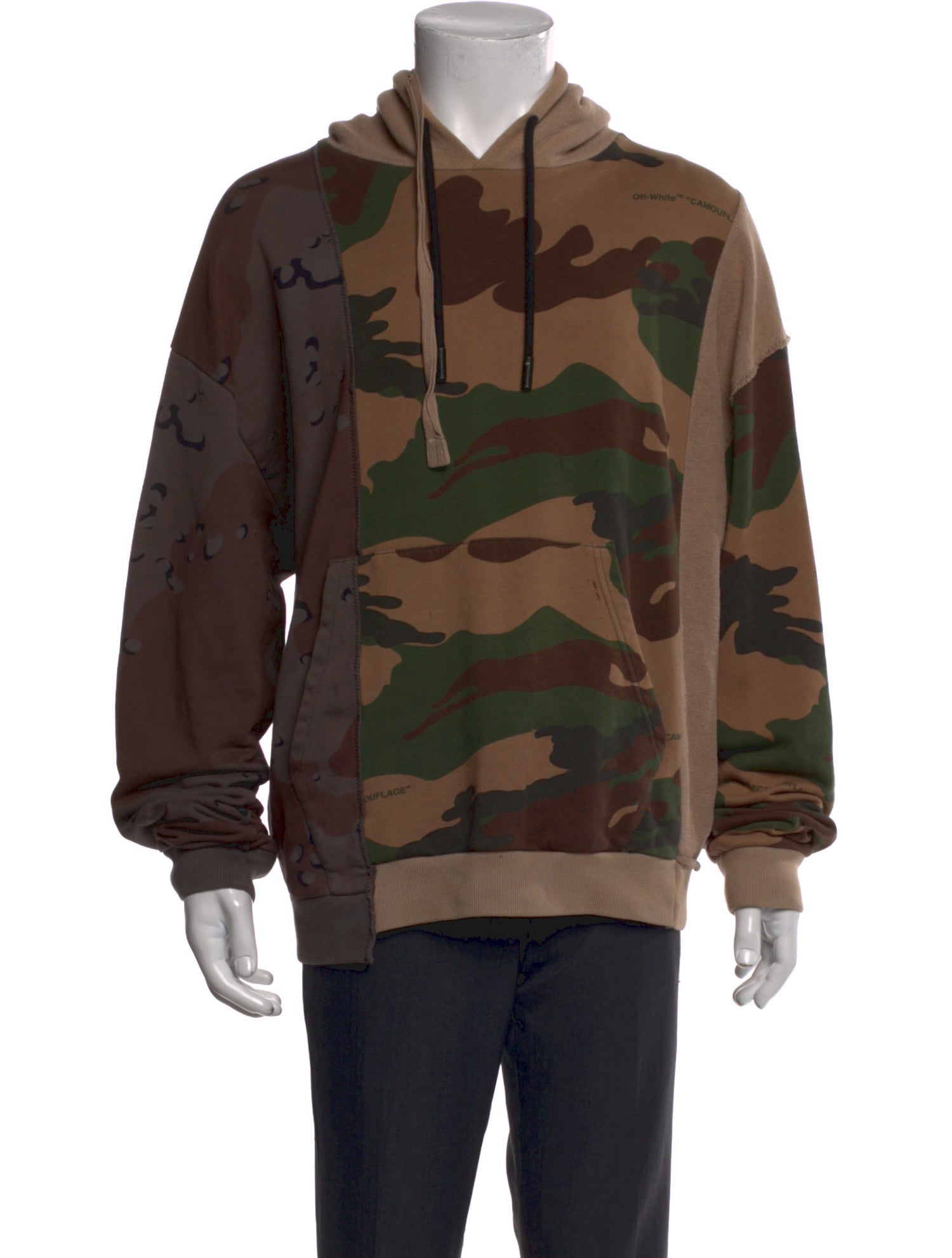 Off-White 2018 Camouflage Print Hoodie