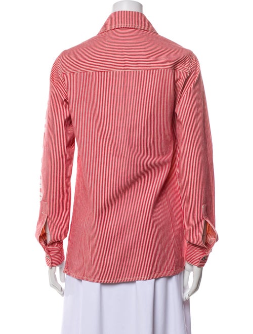 Off-White 2018 Striped Button-Up Top