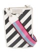 Off-White Leather Phone Pouch