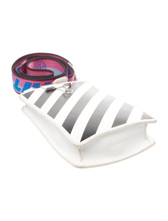 Off-White Leather Phone Pouch