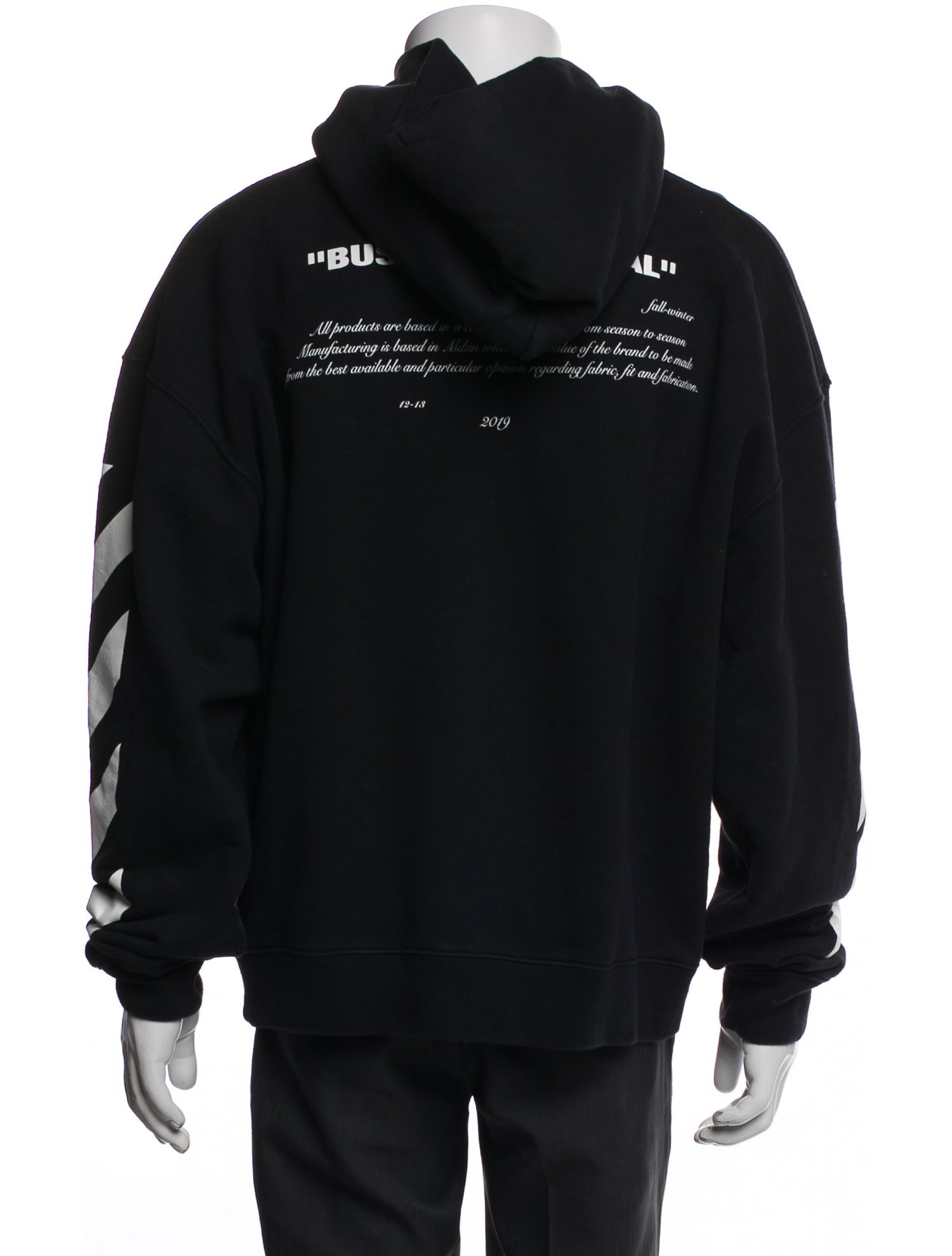 Off-White 2018 Graphic Print Hoodie