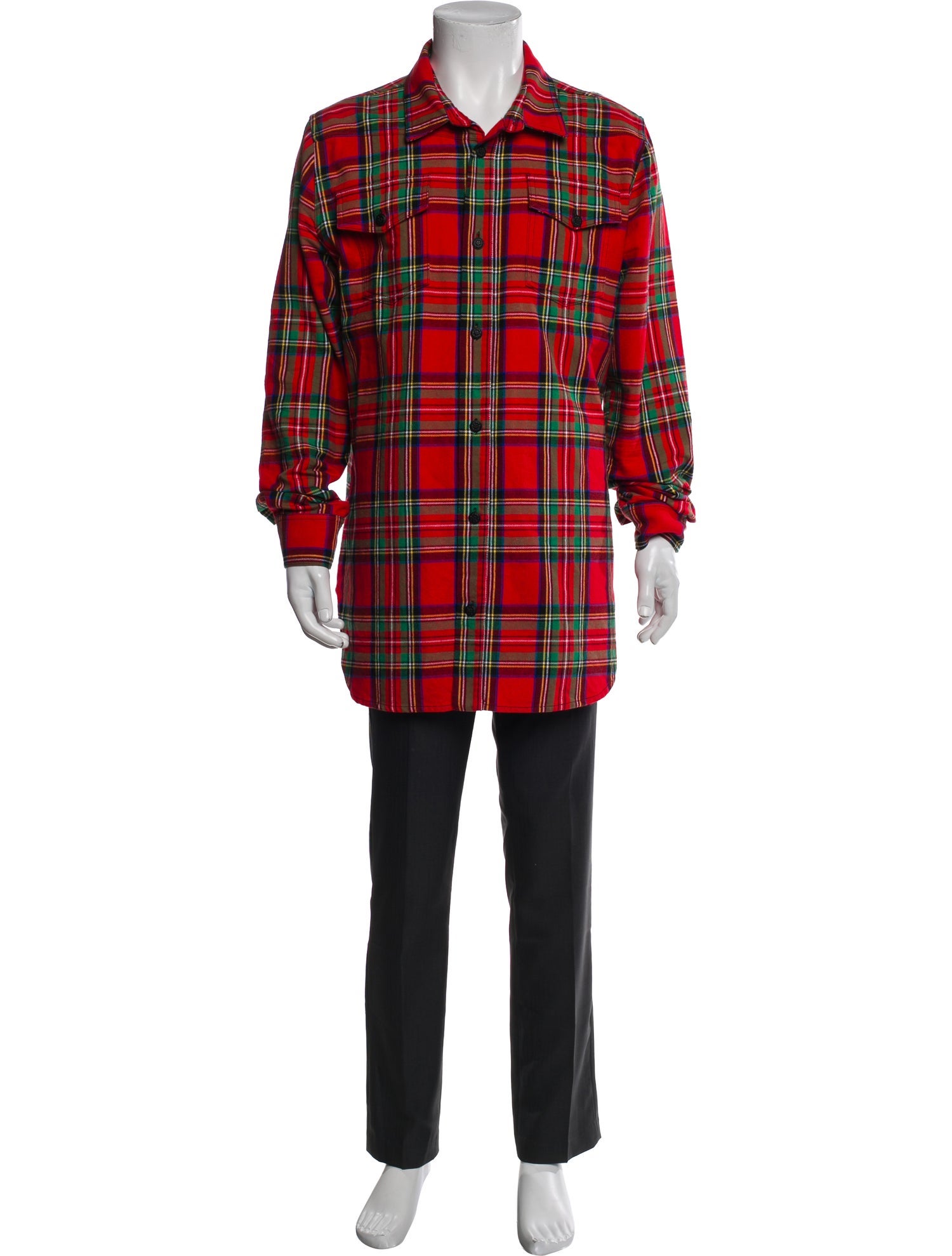 Off-White 2018 Plaid Print Shirt