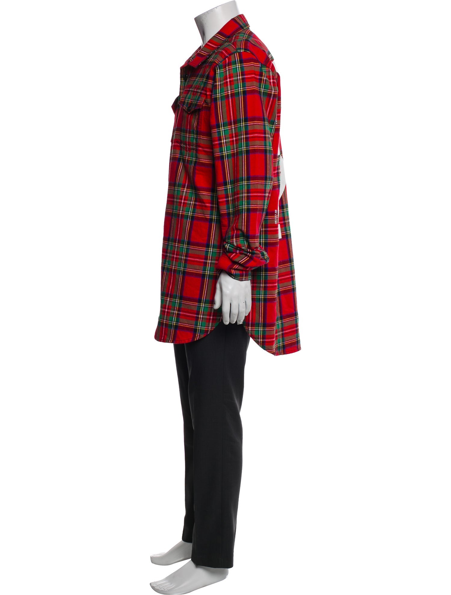 Off-White 2018 Plaid Print Shirt