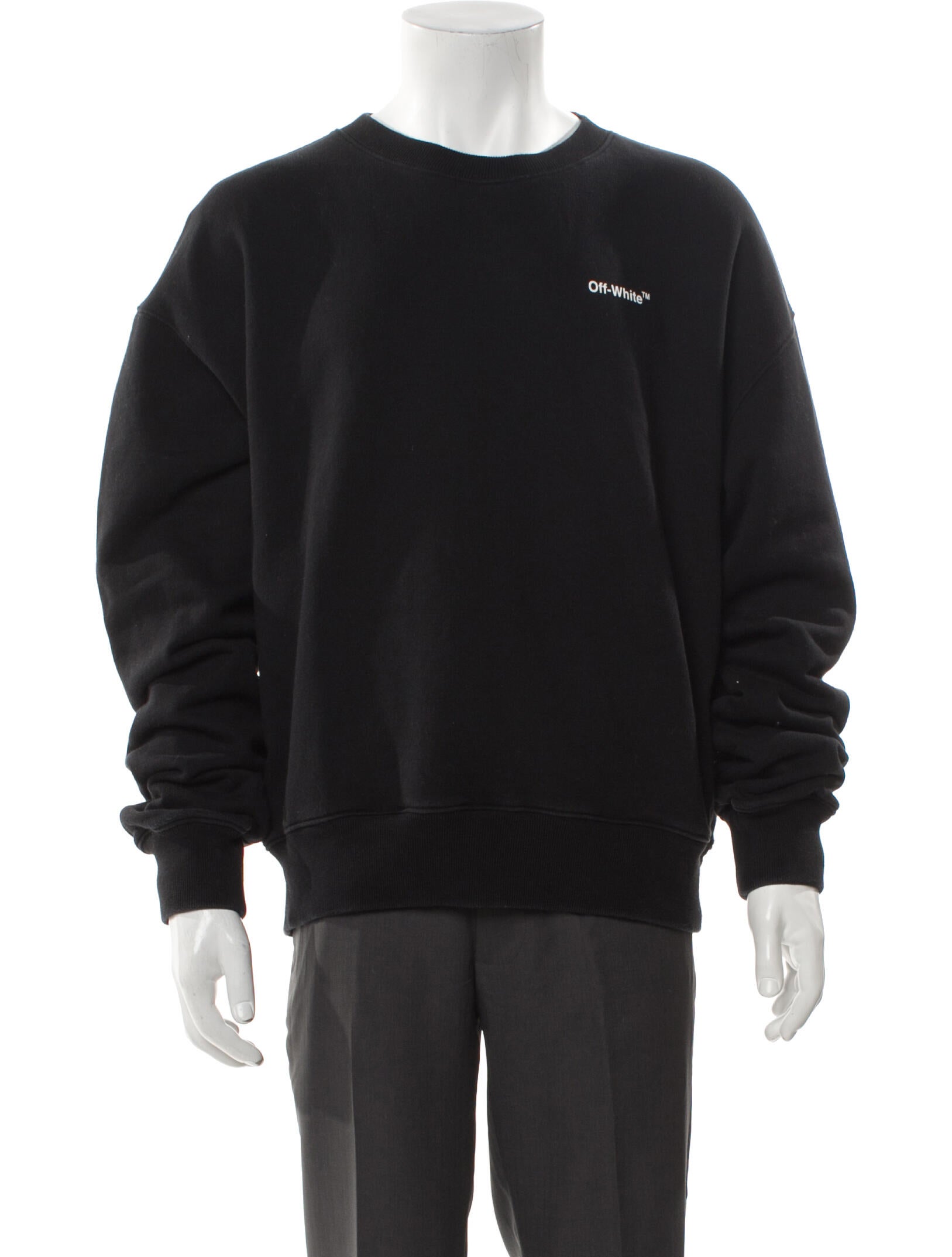 Off-White Graphic Print Crew Neck Sweatshirt