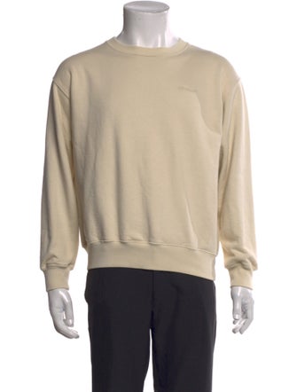 Off-White Crew Neck Long Sleeve Pullover