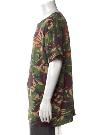 Off-White Camo 'Peace by Design' Printed T-Shirt
