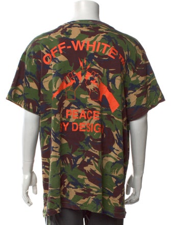 Off-White Camo 'Peace by Design' Printed T-Shirt
