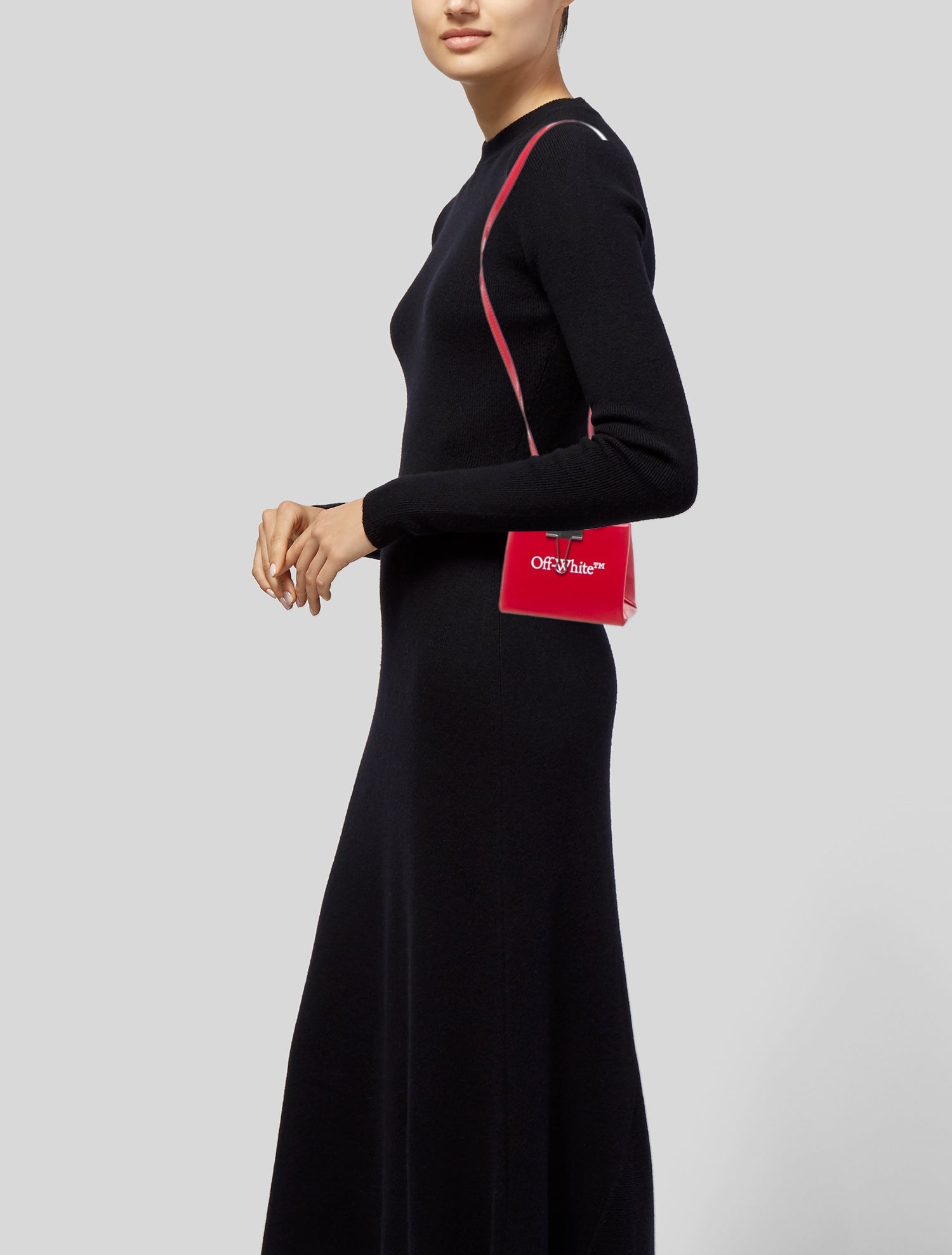 Off-White Patent Leather Baby Box w/ Tags