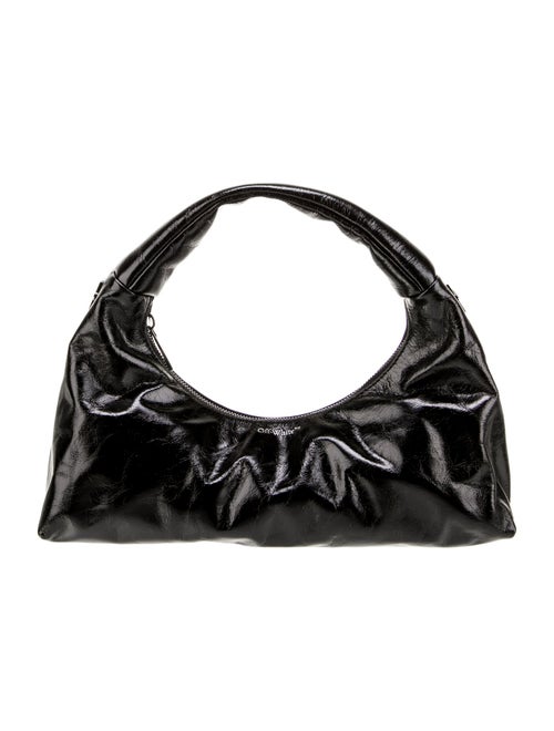 Off-White Leather Top Handle Bag