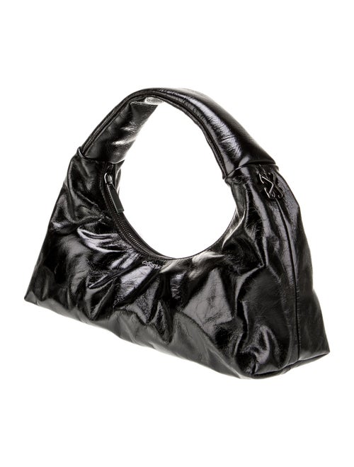 Off-White Leather Top Handle Bag