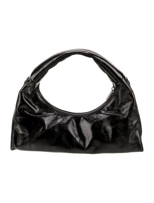 Off-White Leather Top Handle Bag