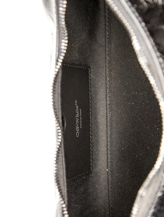 Off-White Leather Top Handle Bag