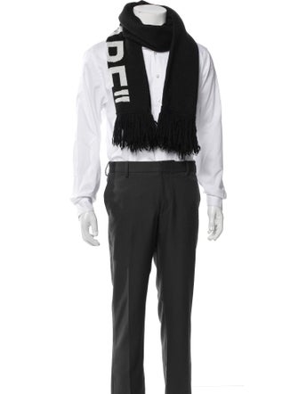 Off-White Graphic Print Scarf