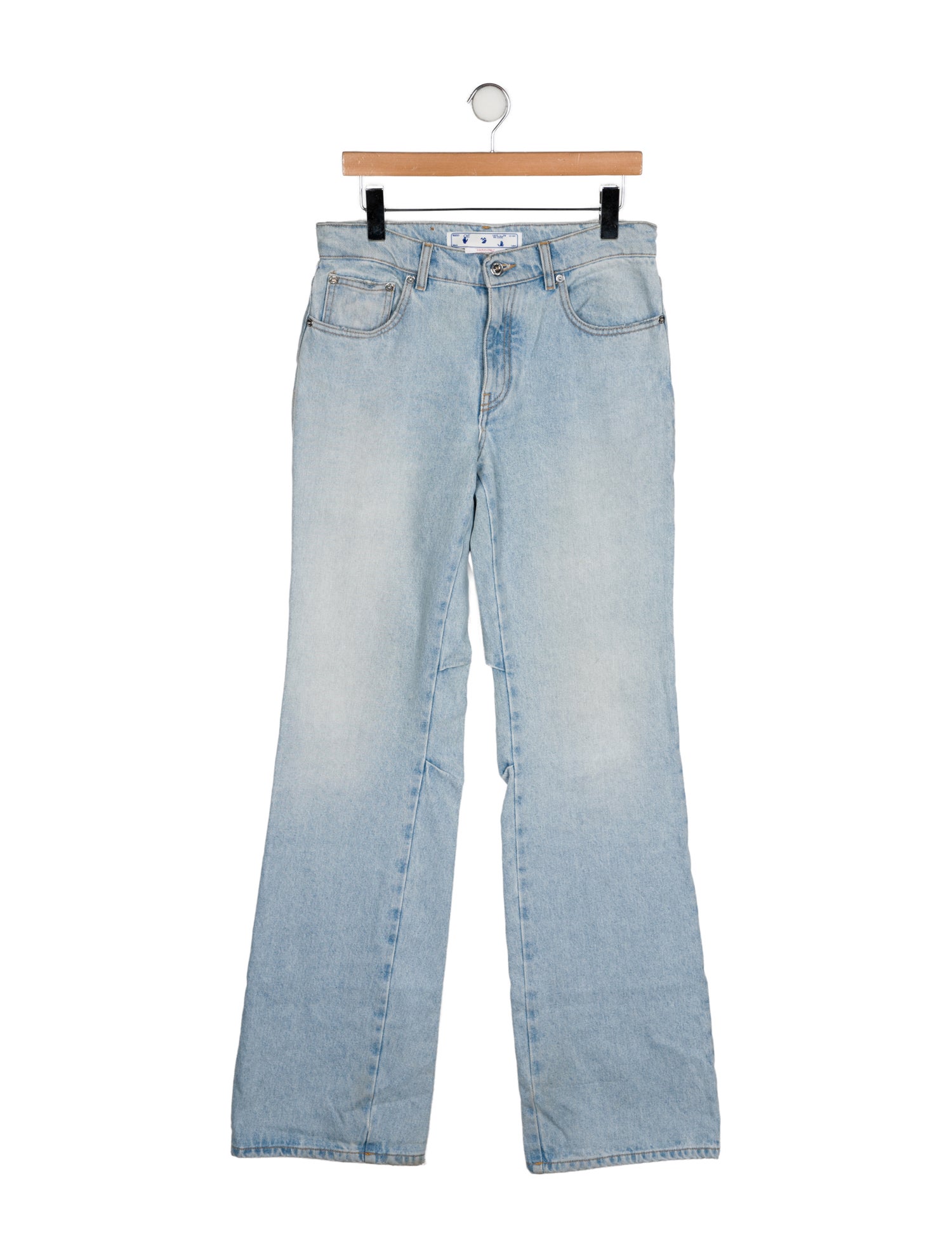 Off-White 2022 Wide Leg Jeans