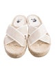 Off-White Crisscross Canvas Espadrilles