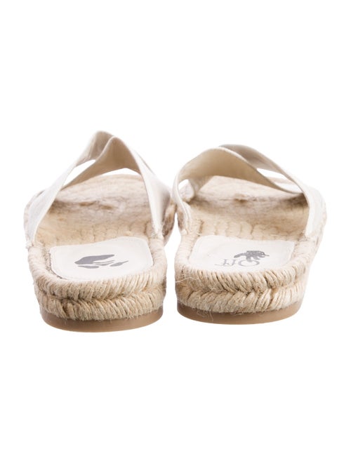 Off-White Crisscross Canvas Espadrilles