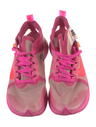Off-White x Nike Zoom Fly Pink Athletic Sneakers