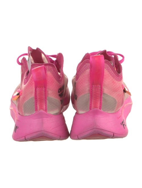 Off-White x Nike Zoom Fly Pink Athletic Sneakers