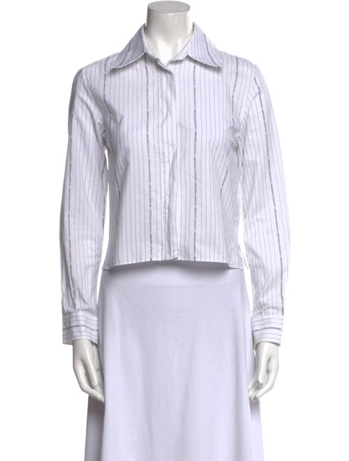 Off-White 2020 Striped Crop Top