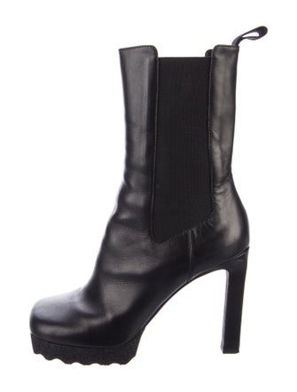Off-White Calf Sponge Leather Chelsea Boots