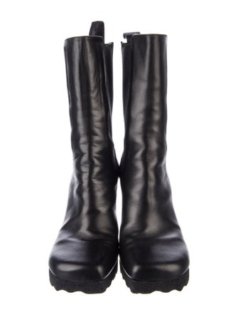 Off-White Calf Sponge Leather Chelsea Boots