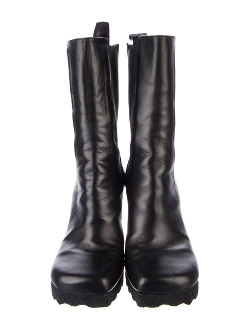 Off-White Calf Sponge Leather Chelsea Boots