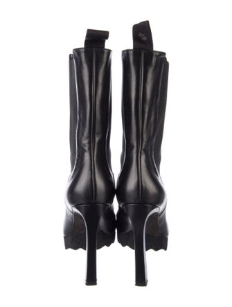 Off-White Calf Sponge Leather Chelsea Boots