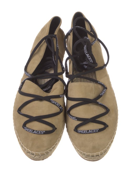 Off-White Suede Espadrilles