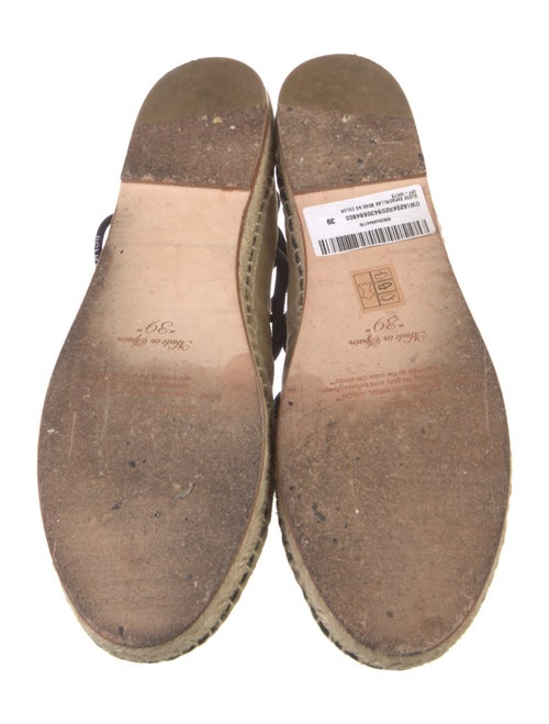 Off-White Suede Espadrilles
