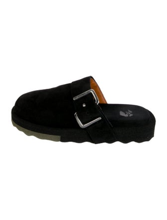 Off-White 2022 Sponge Buckle Clogs Slides