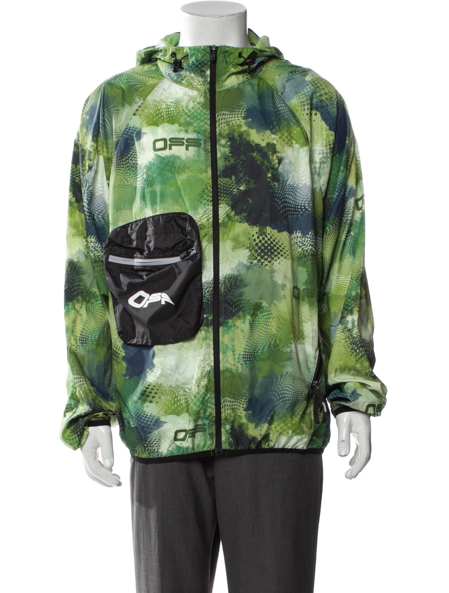 Off-White Active Graphic Print Parka