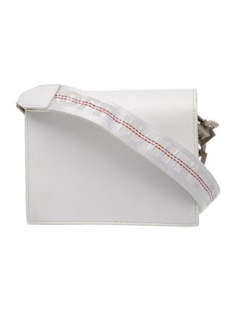 Off-White Leather Clip Bag