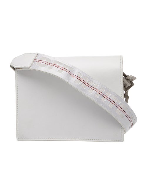 Off-White Leather Clip Bag