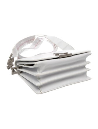 Off-White Leather Clip Bag