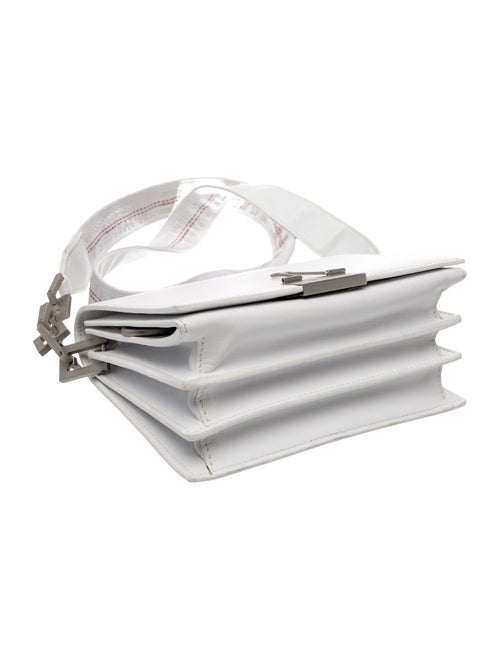 Off-White Leather Clip Bag