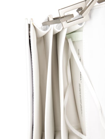 Off-White Leather Clip Bag
