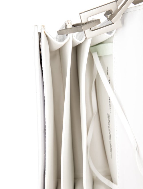 Off-White Leather Clip Bag